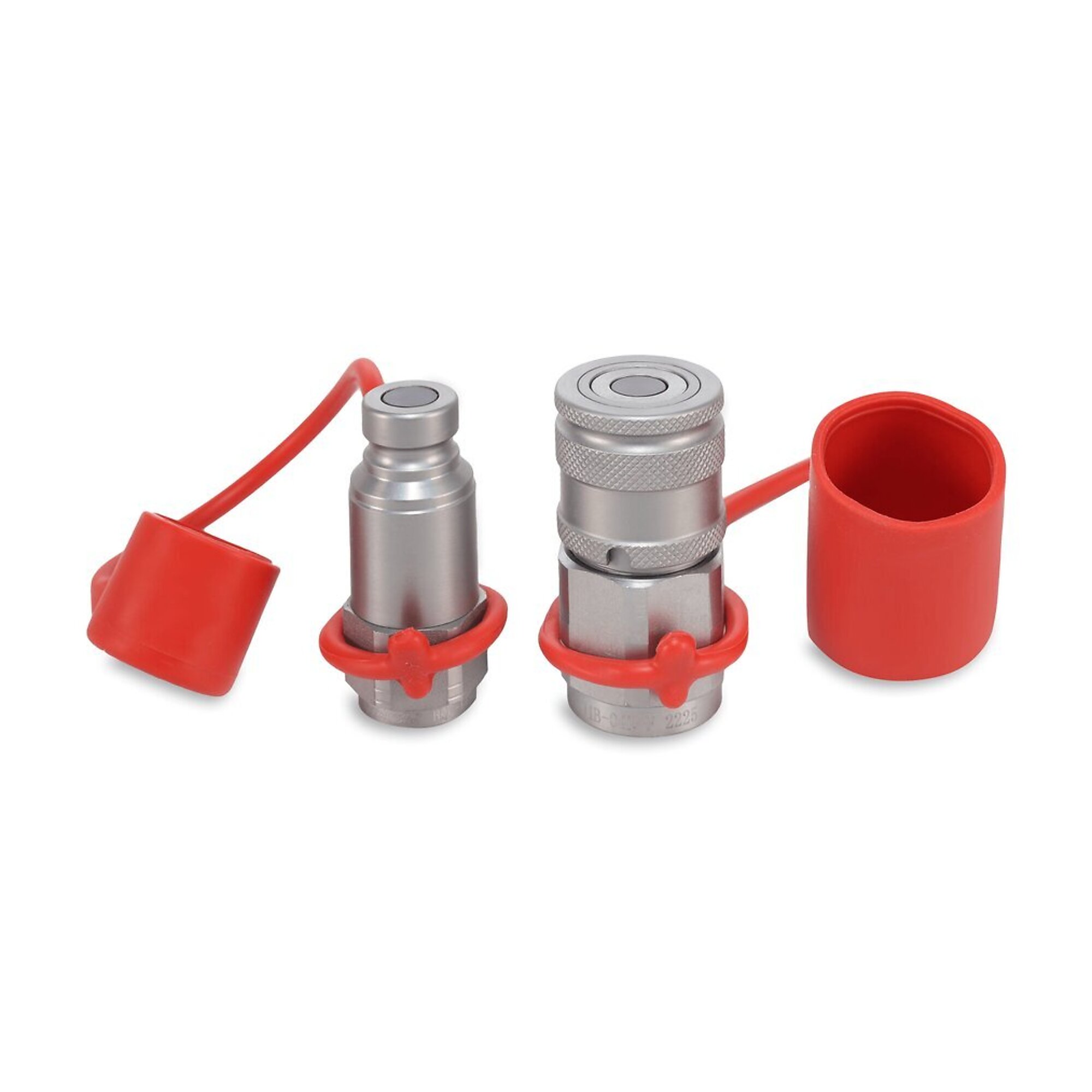 Magister 1/4? Flat Face Hydraulic Quick Couplers Set - 1/4? NPT Port